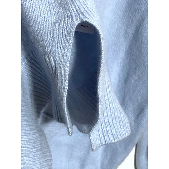 Athleta Sweater Perspective Wool Cashmere Light Blue Crewneck 383723 Womens S - Picture 6 of 8